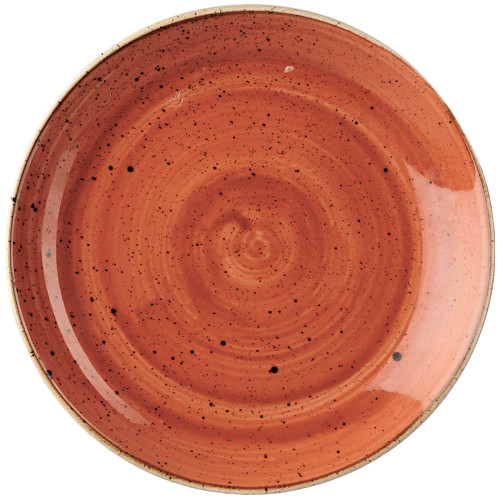 Churchill Stonecast Spiced Orange Coupe Plate 21.7cm/8.5