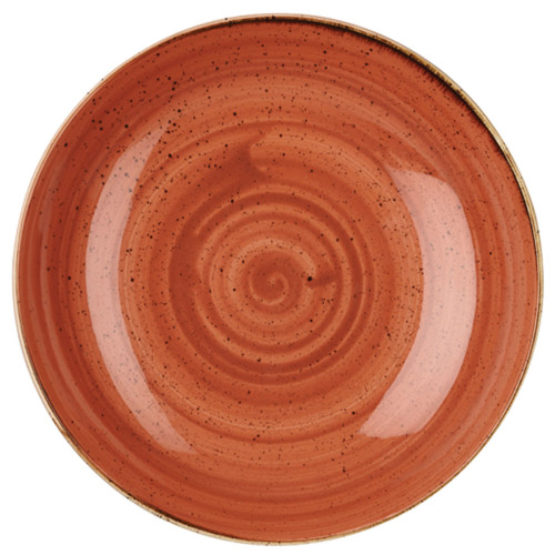 Churchill Stonecast Spiced Orange Coupe Bowl 31cm/12.19