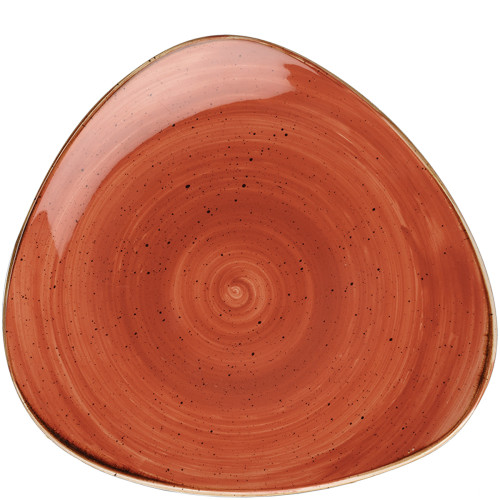 Churchill Stonecast Spiced Orange Lotus Plate 22.9cm/9