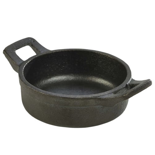 Mini Cast Iron Round Eared Dish 11 x 3.5cm (Pack of 6)
