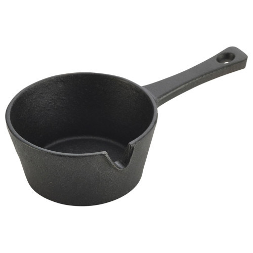 Mini Cast Iron Sauce Pan 9.7 x 4.5cm (Pack of 6)