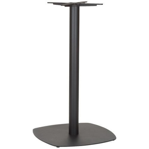 Vega Large Square Black Poseur Height Table Base	