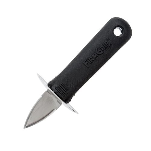 Non Slip Stainless Steel Oyster Knife, Shucker Clam Knife with