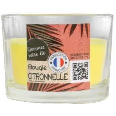 Citronella Glass Jar Candles 20 Hour (Pack of 12)