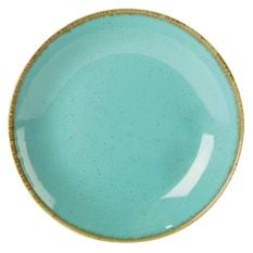 Porcelite 187618SS Seasons Sea Spray Coupe Plate 18cm x6standard porcelain hotelware. High quality porcelain hotelware