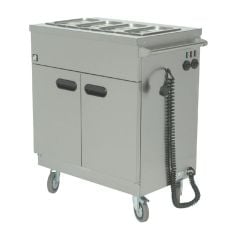 Parry 1894 Mobile Servery Unit with Bain Marie Top 865mm