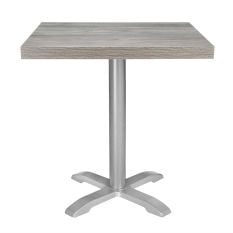 Bolero Square Melamine Table Top Ash Grey 600mm