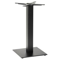 Titan Small Square Black Dining Height Table Base