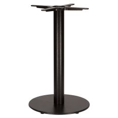 Titan Small Round Black Dining Height Table Base