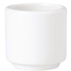 Steelite Monaco White Egg Cup Footless 4.75cm/1.87" (Pack of 12)