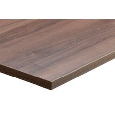 Egger Tobacco Pacific Walnut With Matching ABS Edge Rectangular Table Top 1200 x 700mm