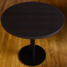 Artisano Dark Brown Sorano Oak With Matching ABS Edge Round Table Top 700mm