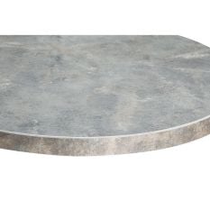 Egger Anthracite Metal Rock With Matching ABS Edge Round Table Top 800mm