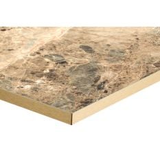 Formica Breccia Paradiso With Gold ABS Edge High Gloss Rectangular Table Top 1200 x 700mm