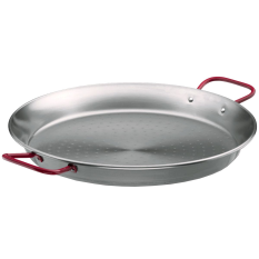 Lacor Carbon Steel Pro Round Paella Dish 40cm