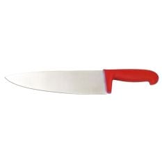 Red Colour Coded Chefs Knife 24cm
