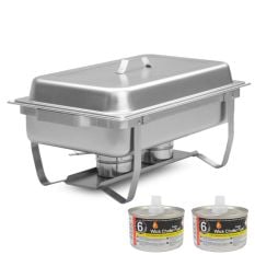 Chafing Dish Gastronorm GN 1/1 9 Litre Stainless Steel
