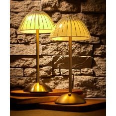 Classic Cordless Table Lamp Brown 30cm