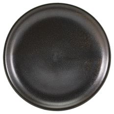 Terra Porcelain Black Coupe Plate 19cm x 6