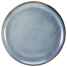 Terra Porcelain Aqua Blue Coupe Plate 27.5cm x 6