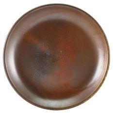 Terra Porcelain Rustic Copper Coupe Plate 19cm x 6