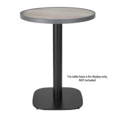 Bolero Fibre Glass Round Table Top Wood Effect 580mm