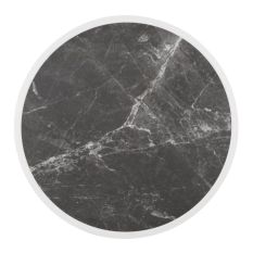 Bolero Fibre Glass Round Table Top Dark Granite Effect 580mm