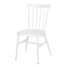 Bolero Windsor Aluminium White Chairs White (Pack of 4)