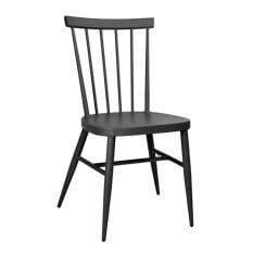 Bolero Windsor Aluminium Black Chairs (Pack of 4)