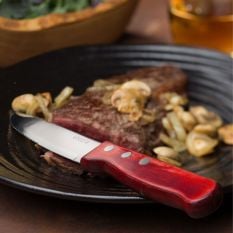 Jumbo Polywood 3 Stud Steak Knife (Pack of 12)