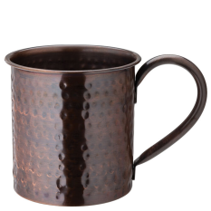 Aged Copper Hammered Mug 540ml/19oz (Pack of 6)
