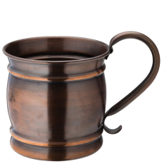Aged Copper Barrel Mug 540ml/19oz (Pack of 6)