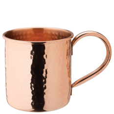 Copper Hammered Mug 510ml/18oz (Pack of 6)