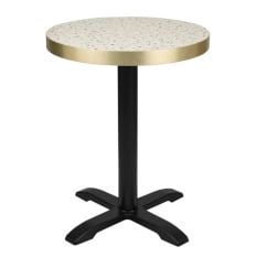 Bolero Terrazzo Style Round Table Top 600mm