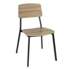 Bolero Beaufort Wooden Interior Dining Chairs (Pack of 2)