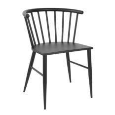 Bolero Harrowdene Black Spindle Chairs (Pack of 2)