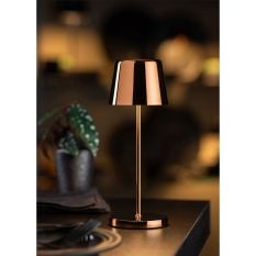 Bermuda Micro LED Cordless Lamp Copper 21cm