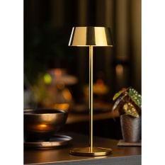 Martinique LED Cordless Lamp Gold 30cm 