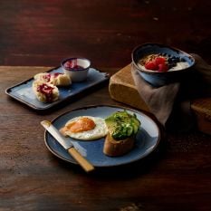 Dudson Harvest Indigo Coupe Plate 26cm/10.25" (Pack of 12)