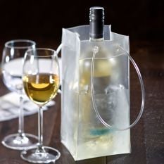 Wine Champagne Cooler Bag Frosted 25.5cm