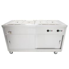 Parry HOT12BM Mobile Hot Cupboard with Bain Marie Top 1200mm