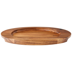 Oval Wood Board 30.5 x 17.5cm/12 x 7" (Pack of 6)