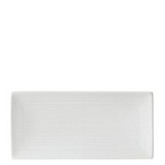 Titan White Signature Rectangular Platter 9.5 x 4.75" (Pack of 6)