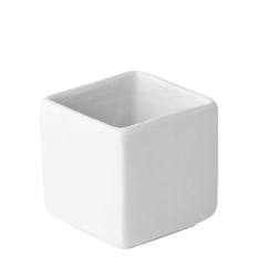 Titan White Gourmet Square Bowls 3.25oz/100ml (Pack of 6)