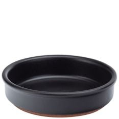 Estrella Terracotta Black Tapas Dish 14cm/5.5" (Pack of 10)