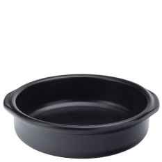 Estrella Terracotta Black Tapas Dish 17cm/6.75" (Pack of 8)