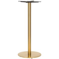 Midas Small Round Brass Poseur Height Table Base