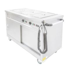 Parry MSB12 Mobile Servery Unit with Bain Marie Top 1305mm