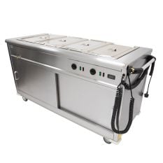 Parry MSB15 Mobile Servery Unit with Bain Marie Top 1590mm