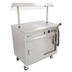 Parry MSF9G Mobile Servery Unit Flat Top with Gantry 1005mm